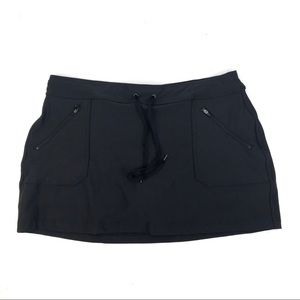 Tek Gear Slant Zip Pockets Drawstring Skort PXL